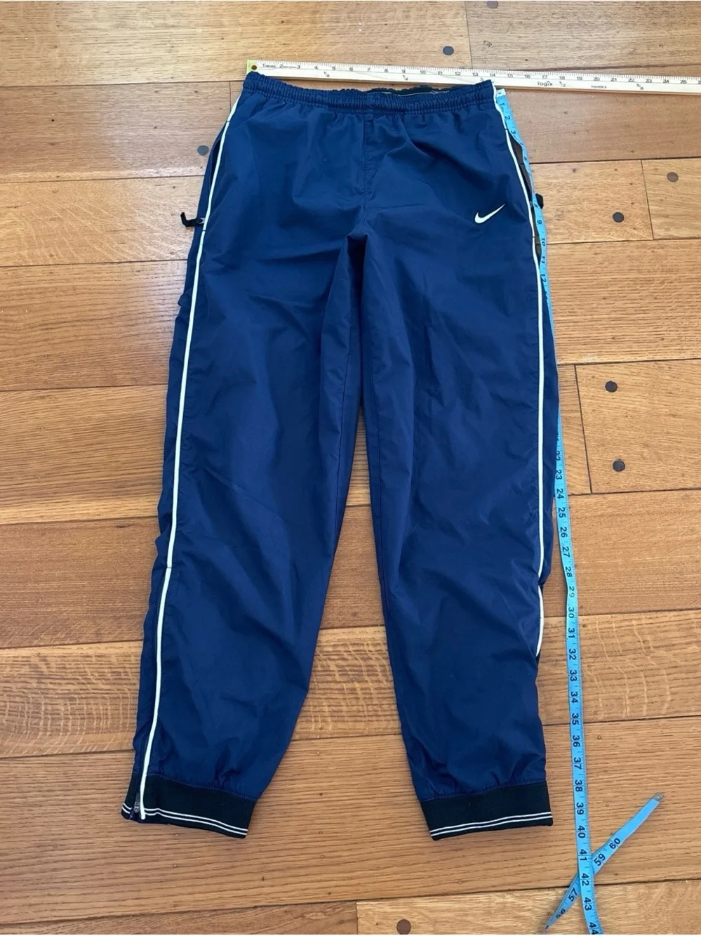 Adidas Primegreen 3-Stripes Track Pants Navy Blue Men's Size Medium Tall